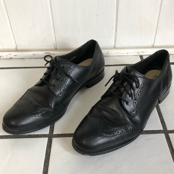 Cole Haan Shoes | Mens Cole Haan Black Wingtip Dress Shoes Size 7 | Color: Black | Size: 7 | Laurenwest24's Closet